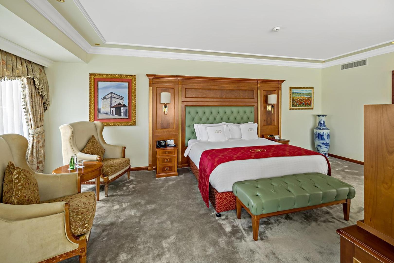 פרישטינה Swiss Diamond Hotel Prishtina מראה חיצוני תמונה A bedroom at the hotel
