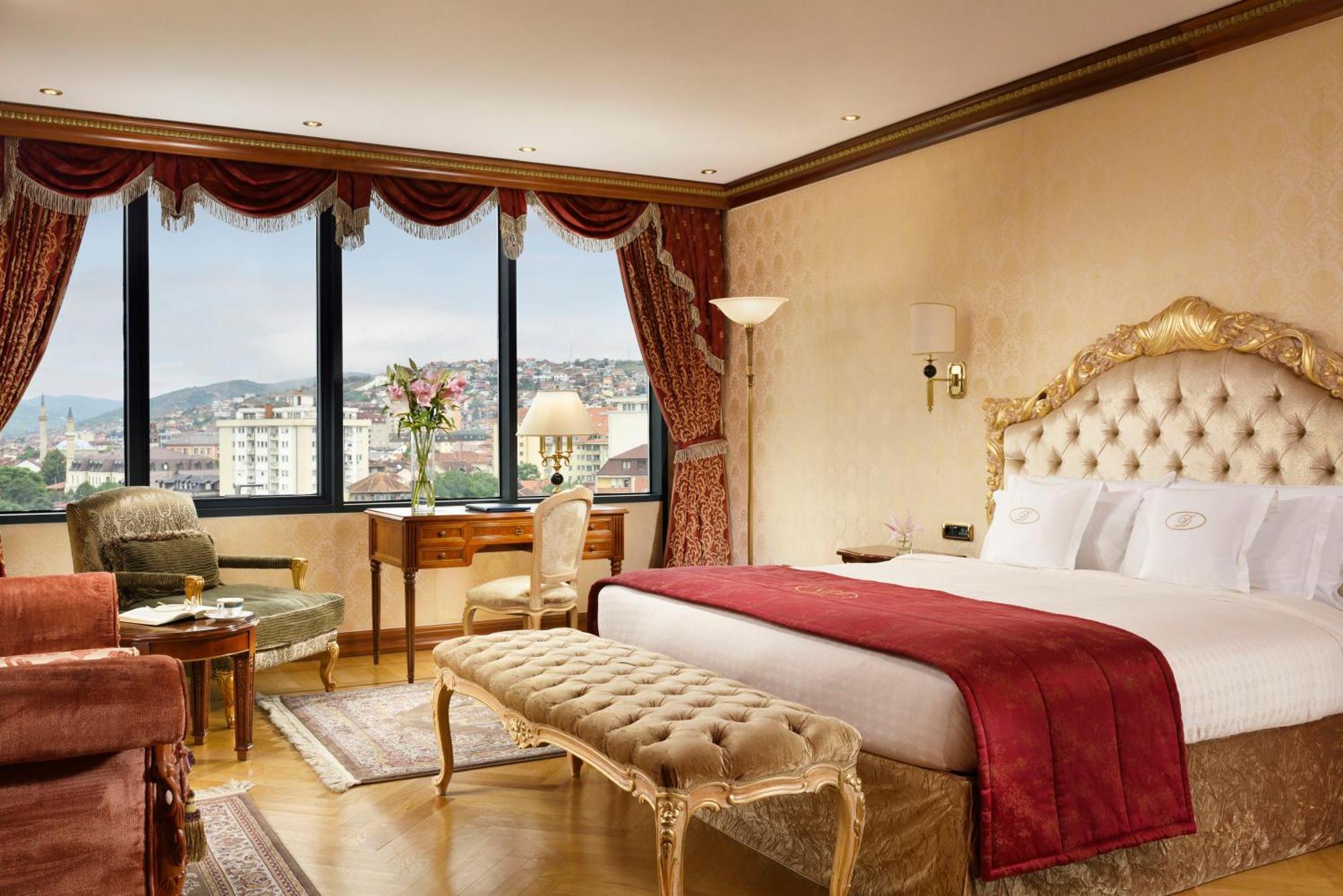 פרישטינה Swiss Diamond Hotel Prishtina מראה חיצוני תמונה A suite at the hotel
